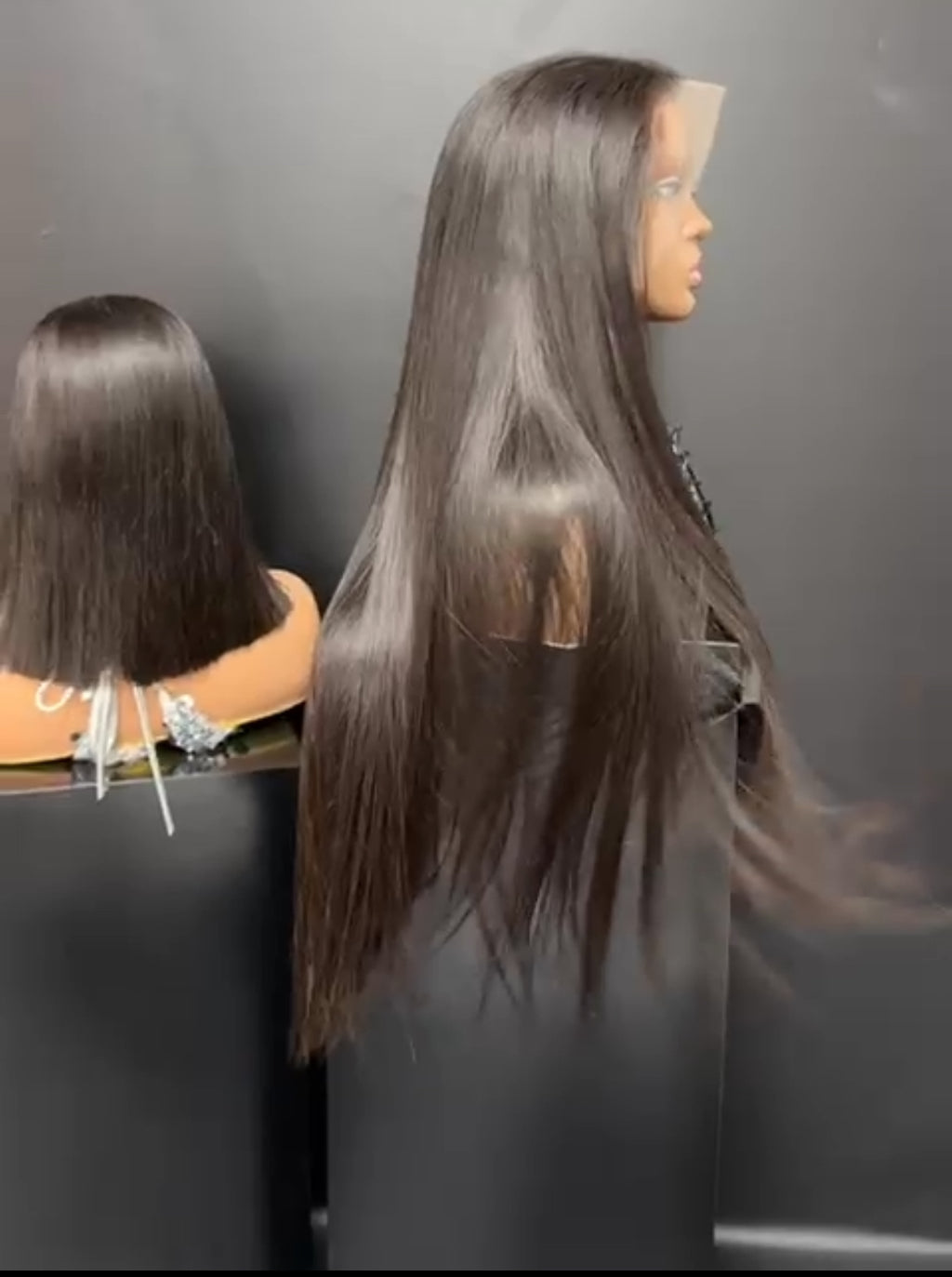 Virgin HD Lace wig straight (200%)